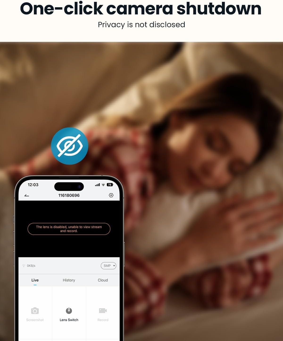 Cámara Vigilancia Interior 2K WiFi 5GHz ieGeek SC1 PTZ 360° - Imagen 6