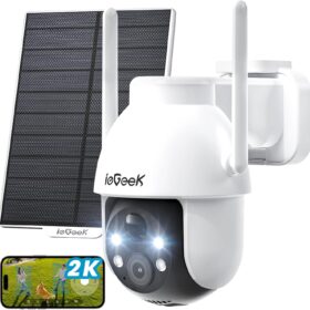 ieGeek Cámara Solar WiFi Exterior 2K 360° PTZ – Opiniones