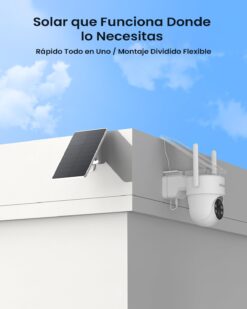 Alternative view of ieGeek Cámara Solar WiFi Exterior 2K 360° PTZ – Opiniones